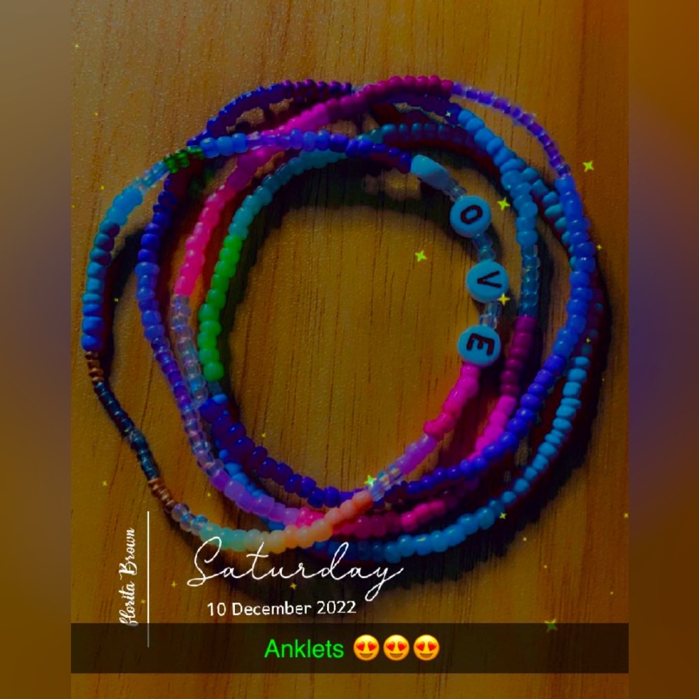 Anklet bead set